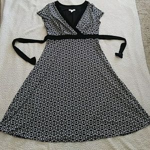 Black and White Dress